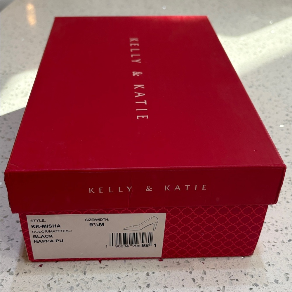 Kelly & Katie Classic Black Misha Heels size 9.5 - Picture 2 of 6